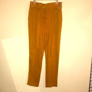 Mustard Straight Legged Pants